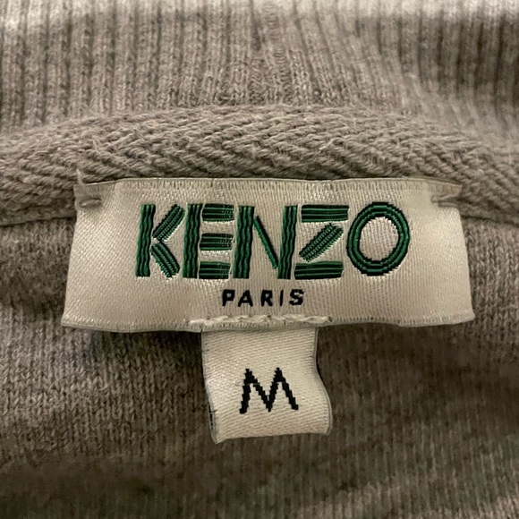 Kenzo Paris Mens Medium Grey Crewneck Sweatshirt - Picture 3 of 5